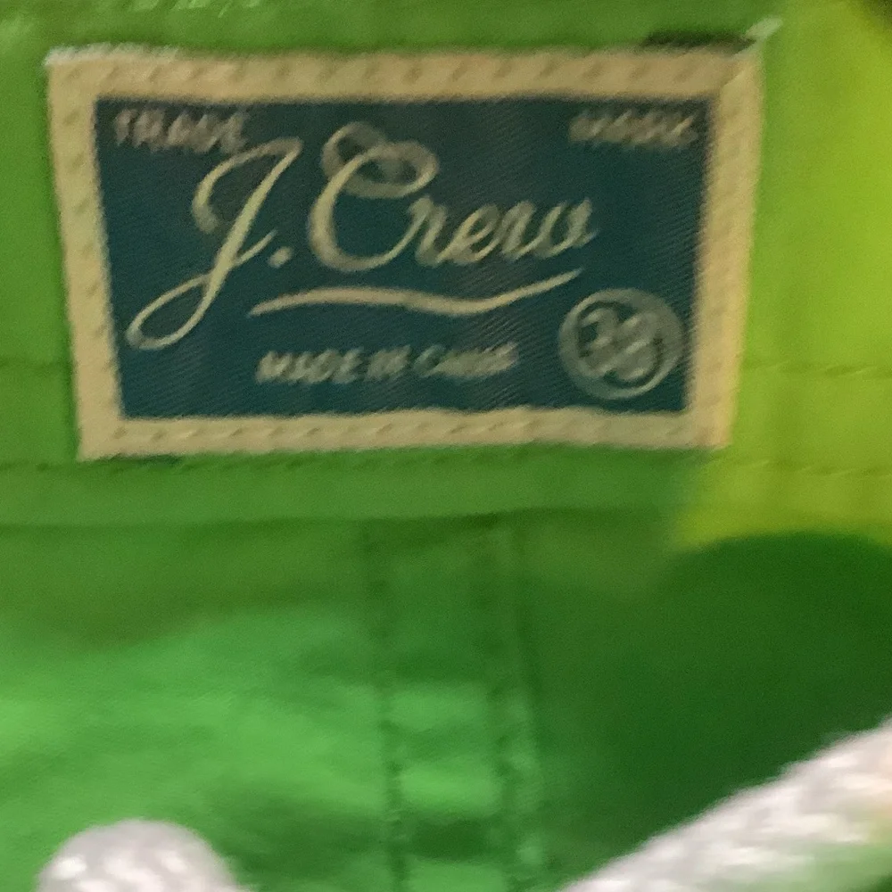 J. Crew Bright‎ Green swim trunks